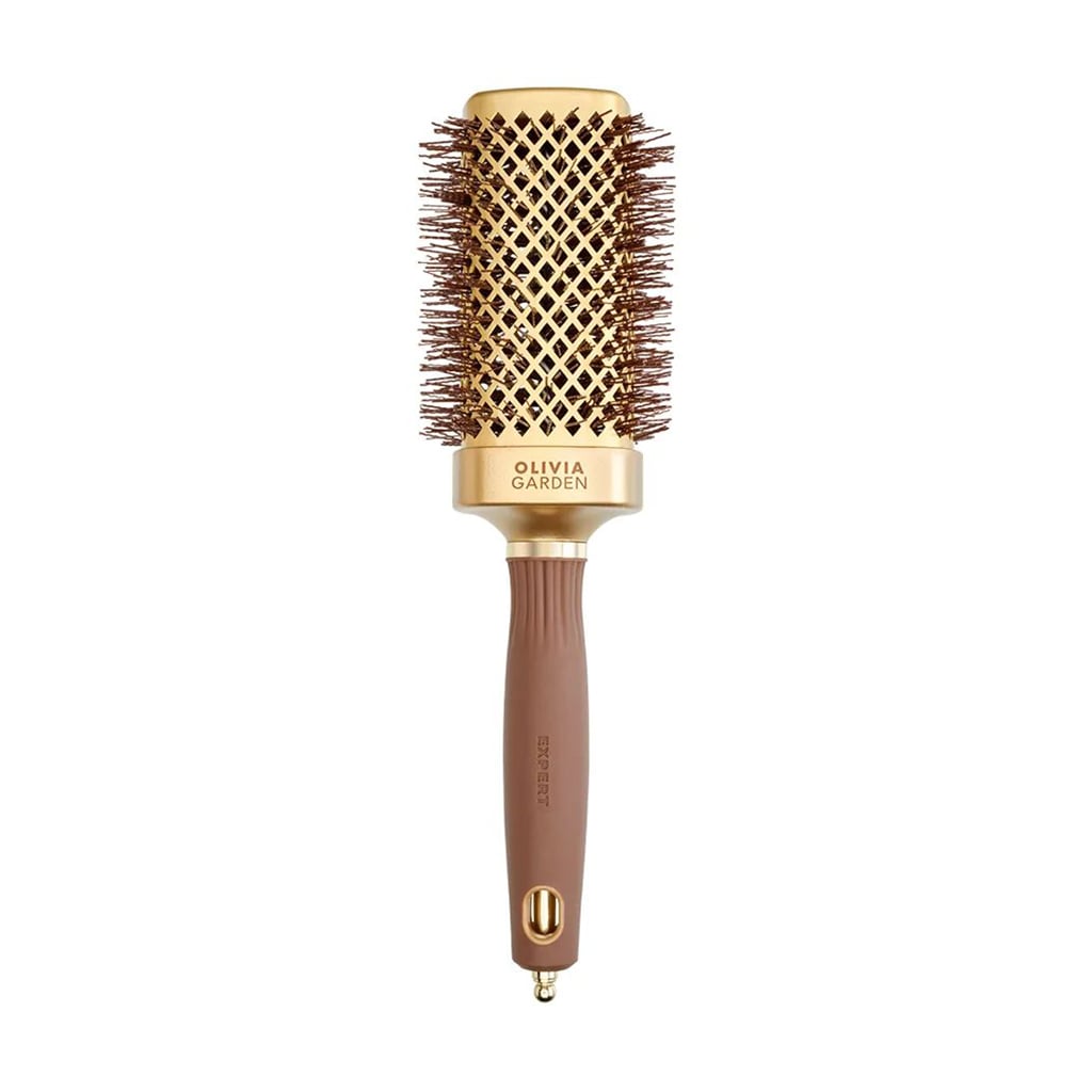 Браш для волосся Olivia Garden Expert Blowout Straight Wavy Bristles Gold &amp; Brown, діаметр 50 мм